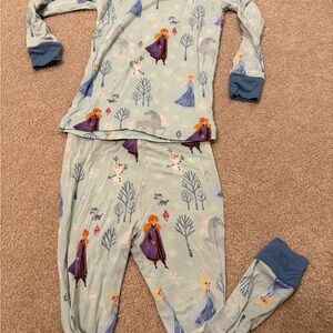 Little Sleepies Blue and Purple Kids Pajama Set